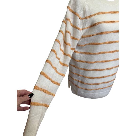 Lafayette 148 NWT New York Cashmere Stripped Breton Sweater Size 2X - Picture 5 of 11